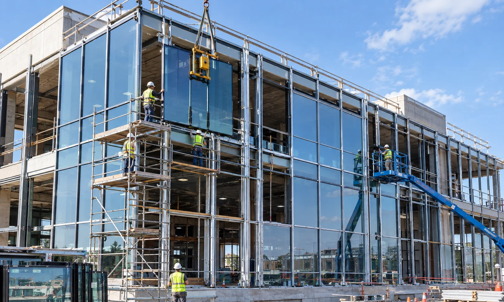 Stick-Built Curtain Walling